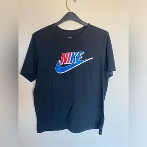 Nike Men’s T-Shirt with Red/White Logo Size Large